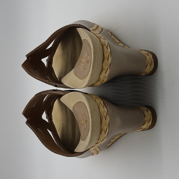 1136- Earthies Setina Wedges Sandals Size 7 - Picture 4 of 11